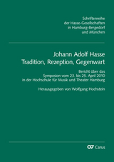 Johann Adolf Hasse. Tradition, Rezeption, Gegenwart - 