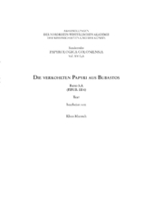 Die verkohlten Papyri aus Bubastos (P.Bub. III 6) - Klaus Maresch