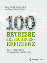 100 Betriebe für Ressourceneffizienz - Band 1 - Mario Schmidt, Hannes Spieth, Joa Bauer, Christian Haubach