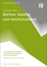 Berliner Gesetze zum Hochschulrecht - Sebastian Dr. Söllner