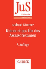 Klausurtipps für das Assessorexamen - Andreas Wimmer