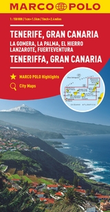 MARCO POLO Karte Teneriffa, Gran Canaria 1:150 000 - 