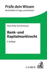 Bank- und Kapitalmarktrecht - 