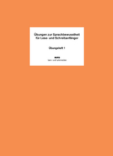 Übungen zur Sprachbewusstheit für Lese- und Sprachanfänger - Übungsheft 1 - Ralf Regendantz, Martin Pompe