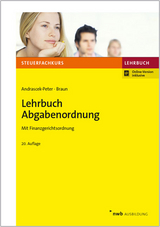 Lehrbuch Abgabenordnung