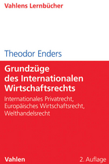 Grundzüge des Internationalen Wirtschaftsrechts - Enders, Theodor