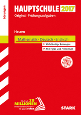 Abschlussprüfung Hauptschule Hessen - Mathematik, Deutsch Englisch Lösungsheft - 