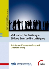 Wirksamkeit der Beratung in Bildung, Beruf und Beschäftigung - 