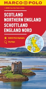 MARCO POLO Regionalkarte Schottland, England Nord 1:300.000