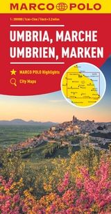 MARCO POLO Regionalkarte Italien 08 Umbrien, Marken 1:200.000 - 