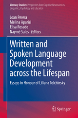 Written and Spoken Language Development across the Lifespan - 