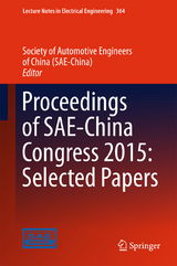 Proceedings of SAE-China Congress 2015: Selected Papers - 