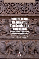 Studies in the Kasikavrtti. The Section on Pratyaharas - 