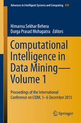 Computational Intelligence in Data Mining—Volume 1 - 