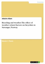 Bicycling and weather. The effect of weather related factors on bicyclists in Stavanger, Norway - Jobaire Alam