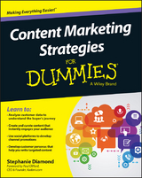 Content Marketing Strategies For Dummies -  Stephanie Diamond