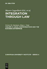 Legal Harmonization and the Business Enterprise - Richard M. Buxbaum, Klaus J. Hopt