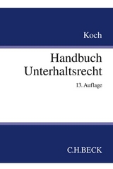 Handbuch Unterhaltsrecht - Köhler, Wolfgang; Luthin, Horst; Koch, Elisabeth