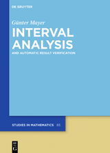 Interval Analysis - Günter Mayer