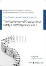 The Wiley Blackwell Handbook of the Psychology of Occupational Safety and Workplace Health - Sharon Clarke, Tahira M. Probst, Frank W. Guldenmund, Jonathan Passmore