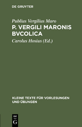 P. Vergili Maronis Bvcolica - Publius Vergilius Maro