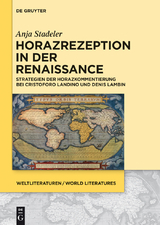 Horazrezeption in der Renaissance -  Anja Stadeler