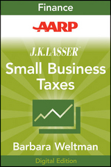 AARP J.K. Lasser's Small Business Taxes 2010 -  Barbara Weltman