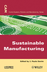 Sustainable Manufacturing - 