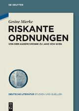 Riskante Ordnungen - Gesine Mierke