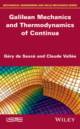 Galilean Mechanics and Thermodynamics of Continua -  G ry de Saxc,  Claude Valle