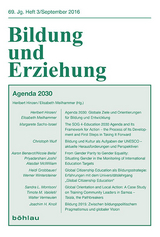 Agenda 2030 - Pädagogische und Entwicklungspolitische Positionen und Diskussionen - 
