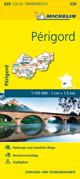 Michelin Karte Périgord. Corrèze, Dordogne - 