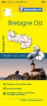 Michelin Karte Bretagne Ost - Michelin