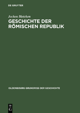 Geschichte der römischen Republik - Jochen Bleicken