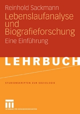 Lebenslaufanalyse und Biografieforschung - Reinhold Sackmann