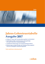 Jahres-Lohnsteuertabelle 2017 - 