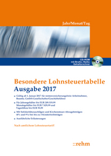 Besondere Lohnsteuertabelle 2017 - Jahr/Monat/Tag - 