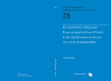 Die Reaktivität nullwertiger Eisennanopartikel beim Einsatz in der Grundwassersanierung von CKW-Schadensfällen - Hendrik Paar