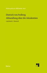 Abhandlung über die Akzidenzien -  Dietrich von Freiberg