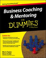 Business Coaching and Mentoring For Dummies -  Steve Crabb,  Marie Taylor