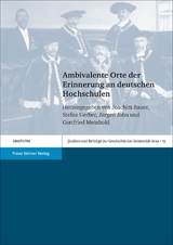 Ambivalente Orte der Erinnerung an deutschen Hochschulen - 