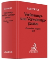 Verfassungs- und Verwaltungsgesetze Gebundene Ausgabe 2017 - Sartorius, Carl