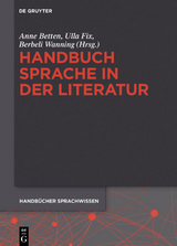 Handbuch Sprache in der Literatur - 