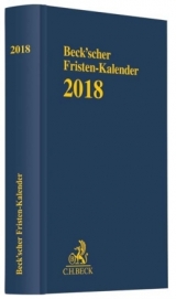 Beck'scher Fristen-Kalender 2018 - 