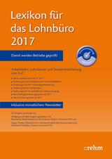 Lexikon für das Lohnbüro 2017 - Schönfeld, Wolfgang; Plenker, Jürgen