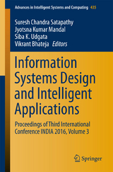 Information Systems Design and Intelligent Applications - 