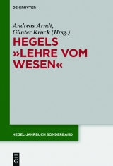 Hegels 'Lehre vom Wesen' - 
