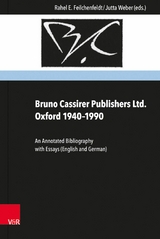 Bruno Cassirer Publishers Ltd. Oxford 1940-1990 - 