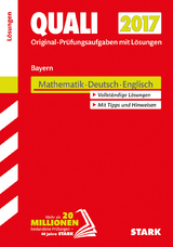 Abschlussprüfung Mittelschule Bayern - Mathematik, Deutsch, Englisch Lösungsheft - 