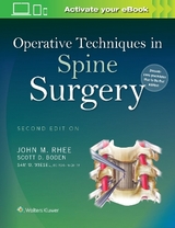 Operative Techniques in Spine Surgery - Rhee, John; Boden, Scott D.
